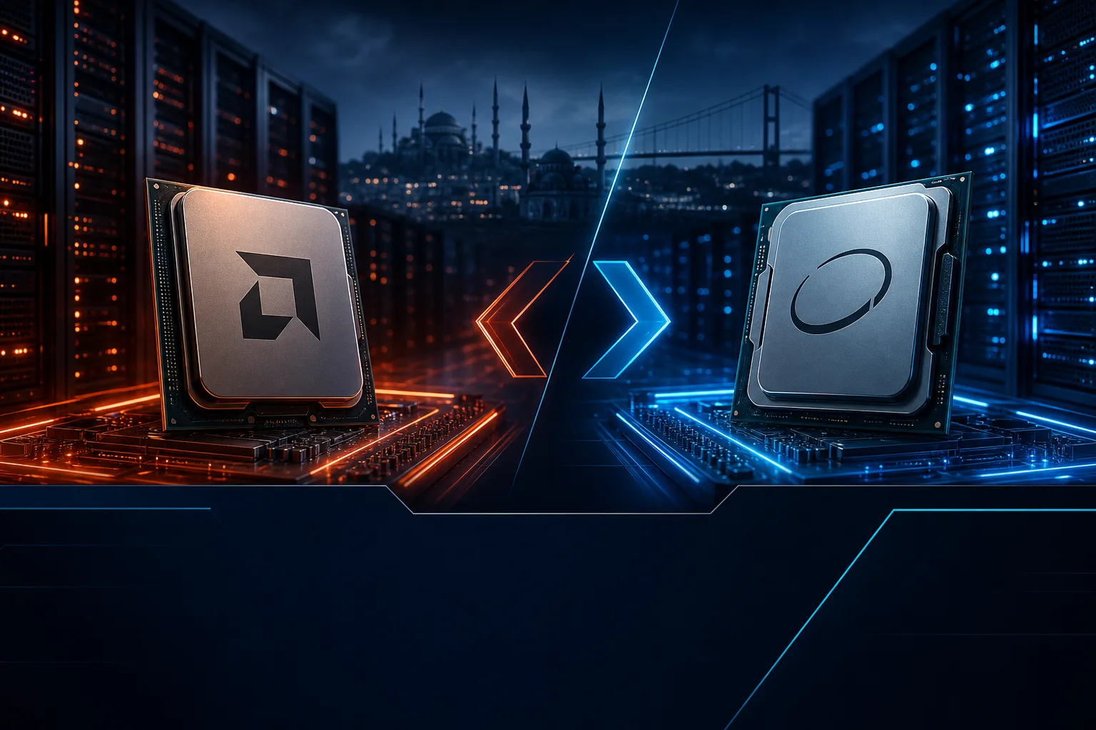 AMD Ryzen Kiralık Sunucu vs Intel Xeon: Hangisi Daha İyi?