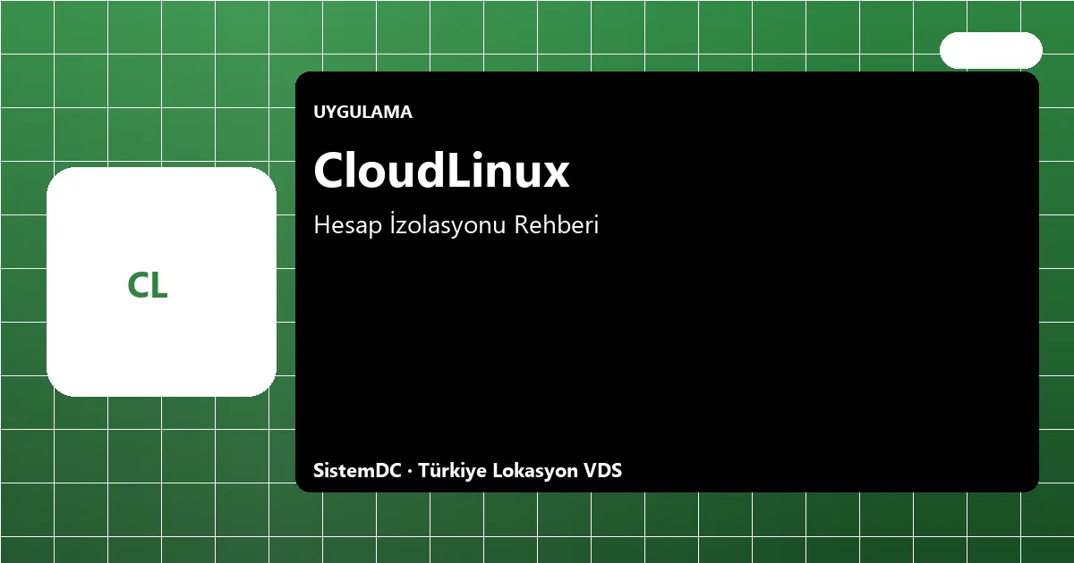 CloudLinux OS VDS Kurulum Rehberi 2026