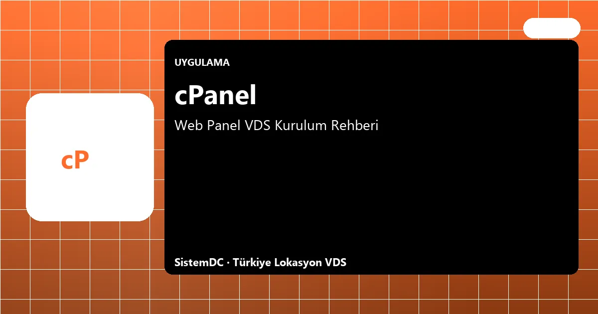 cPanel / WHM VDS Kurulum Rehberi 2026