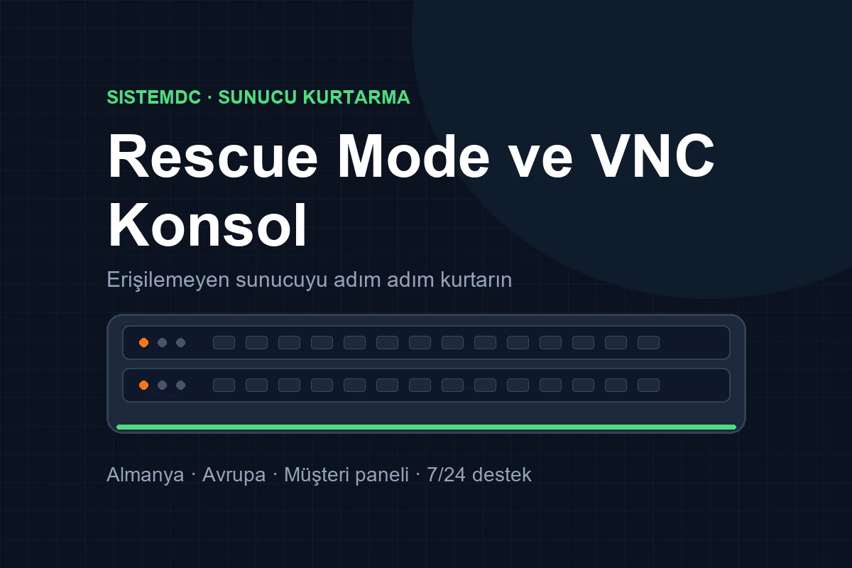 Almanya VDS'te Rescue Mode v...