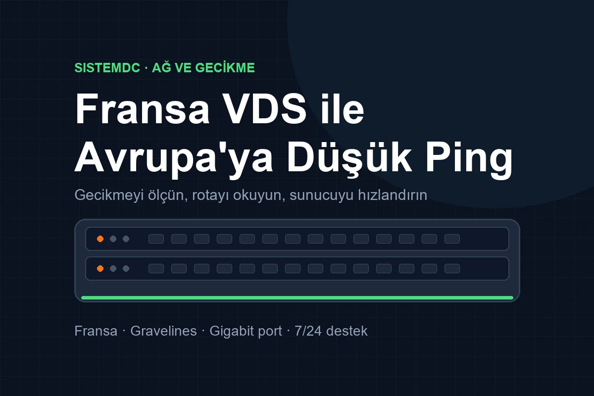 Fransa VDS Ping Rehberi: Avr...