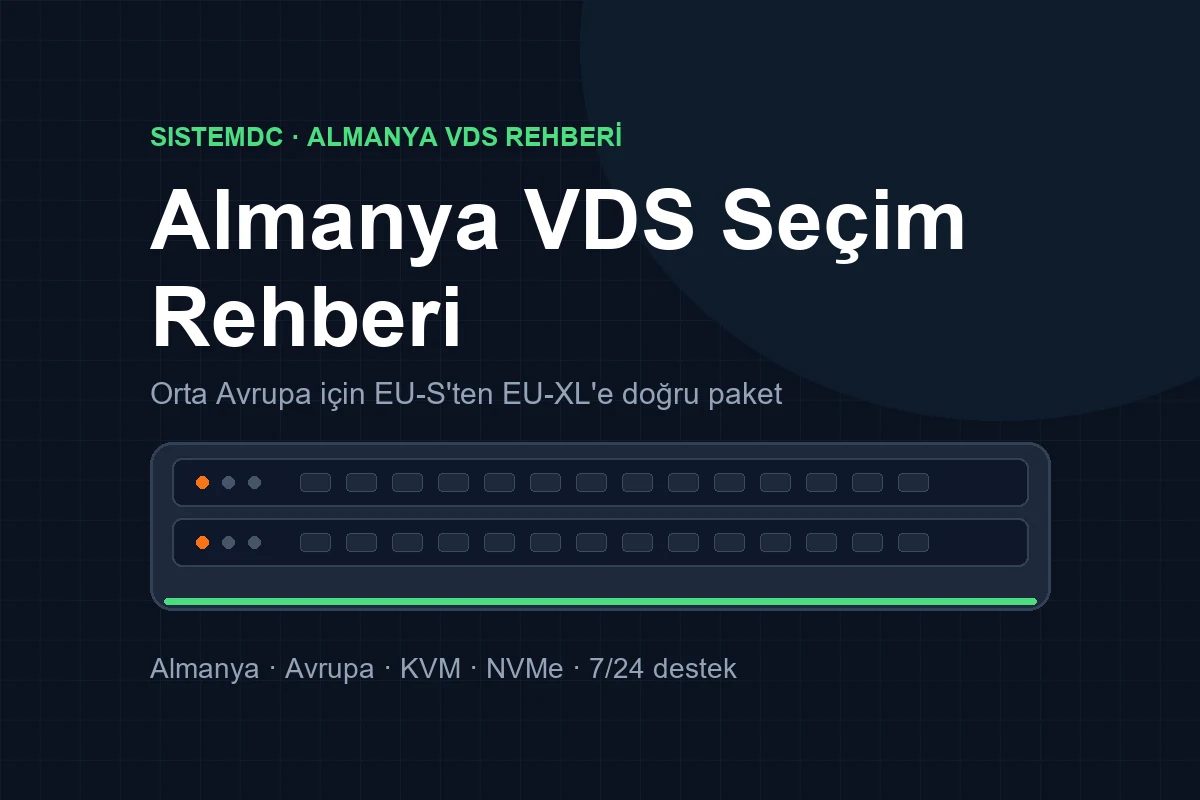 Almanya VDS Rehberi: Orta Av...