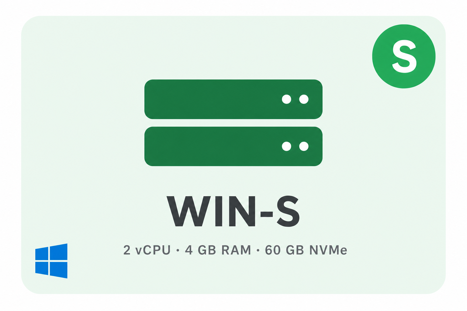 TR- S Windows Virtual Dedicated Server