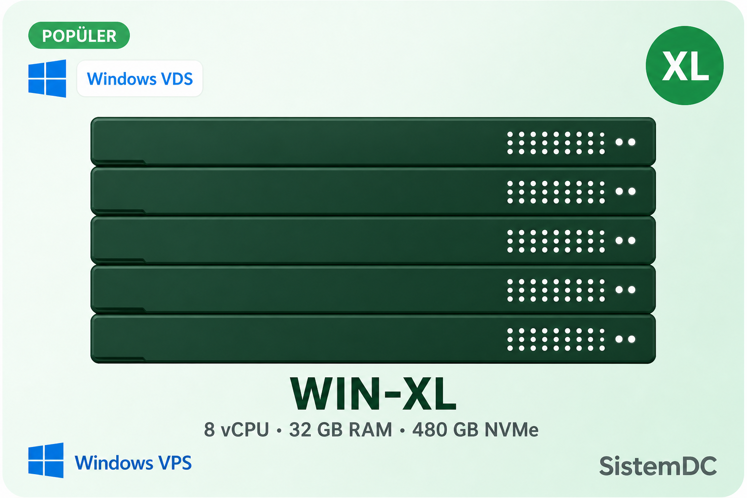 TR- XL Windows Virtual Dedicated Server